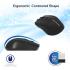 Promate Clix-8 2.4Ghz  Portable Optical Wireless Mouse with USB Nan Receiver 10m Working Distance, Auto Sleep Function